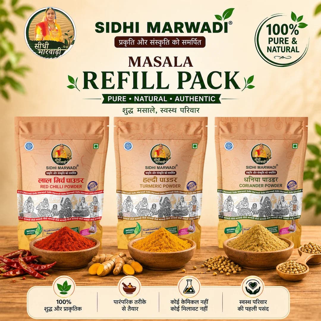 Masala refill pack collection by Sidhi Marwadi